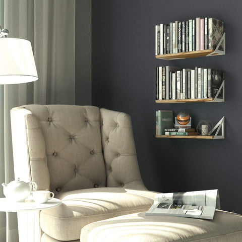 Wallniture close-up of paulownia wood grain highlighting durable texture