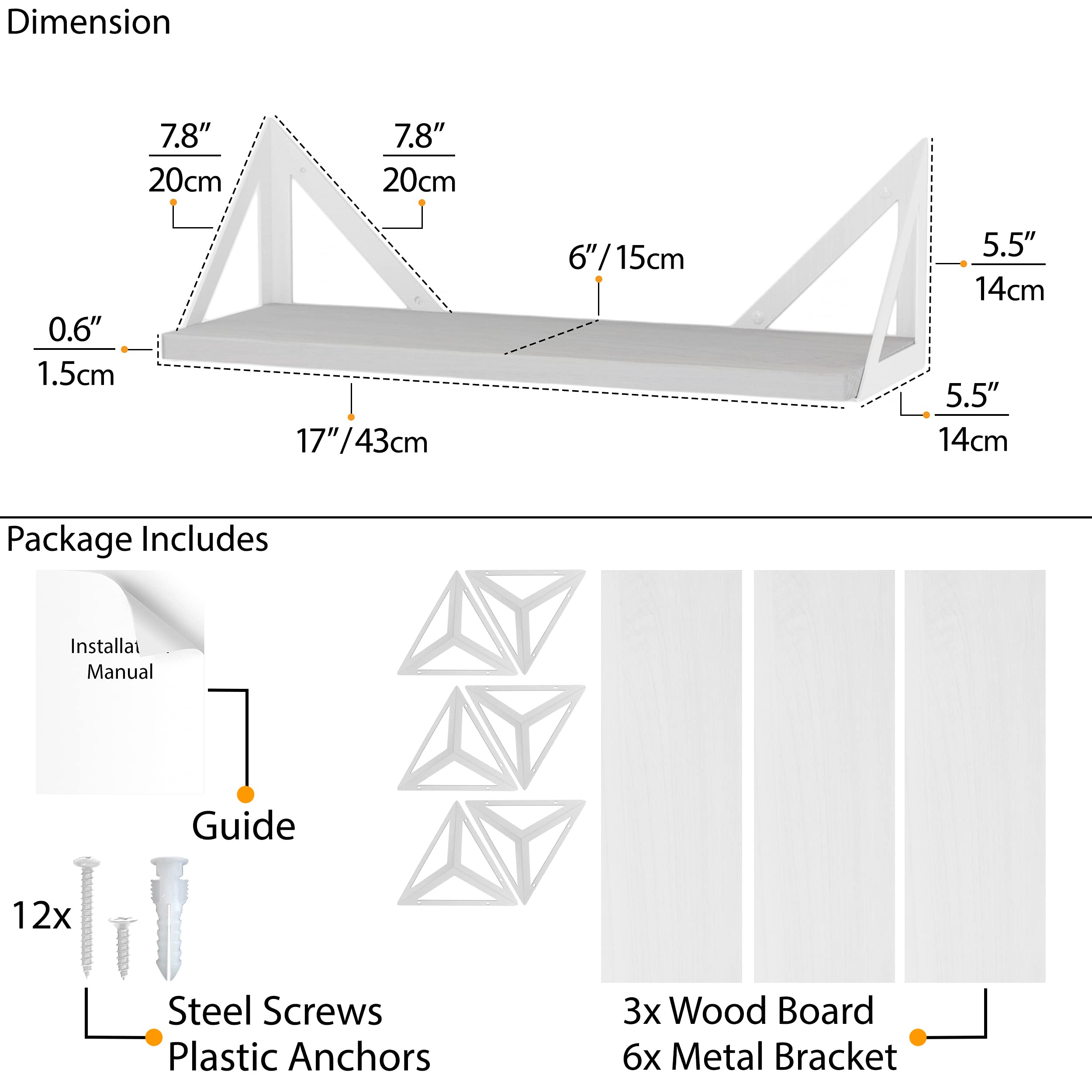 Wallniture holding folded towels to show neat storage and quick access benefit