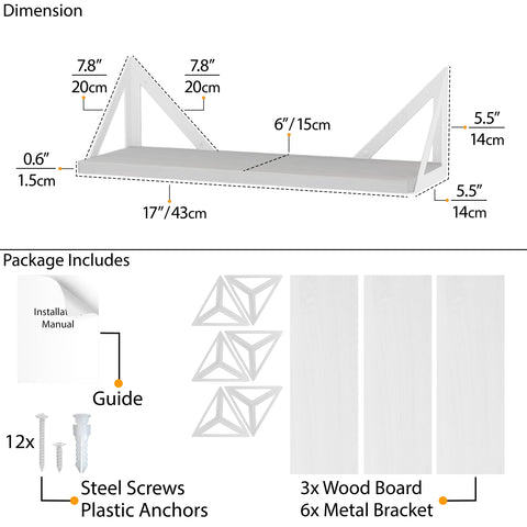 Wallniture holding folded towels to show neat storage and quick access benefit