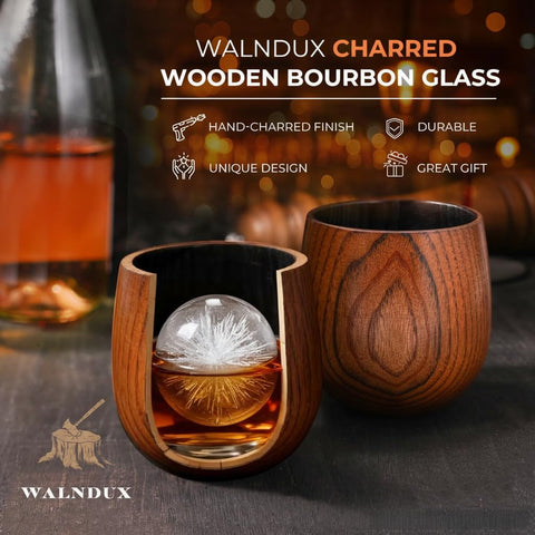 WALNDUX charred wood close-up highlighting grain and durable finish