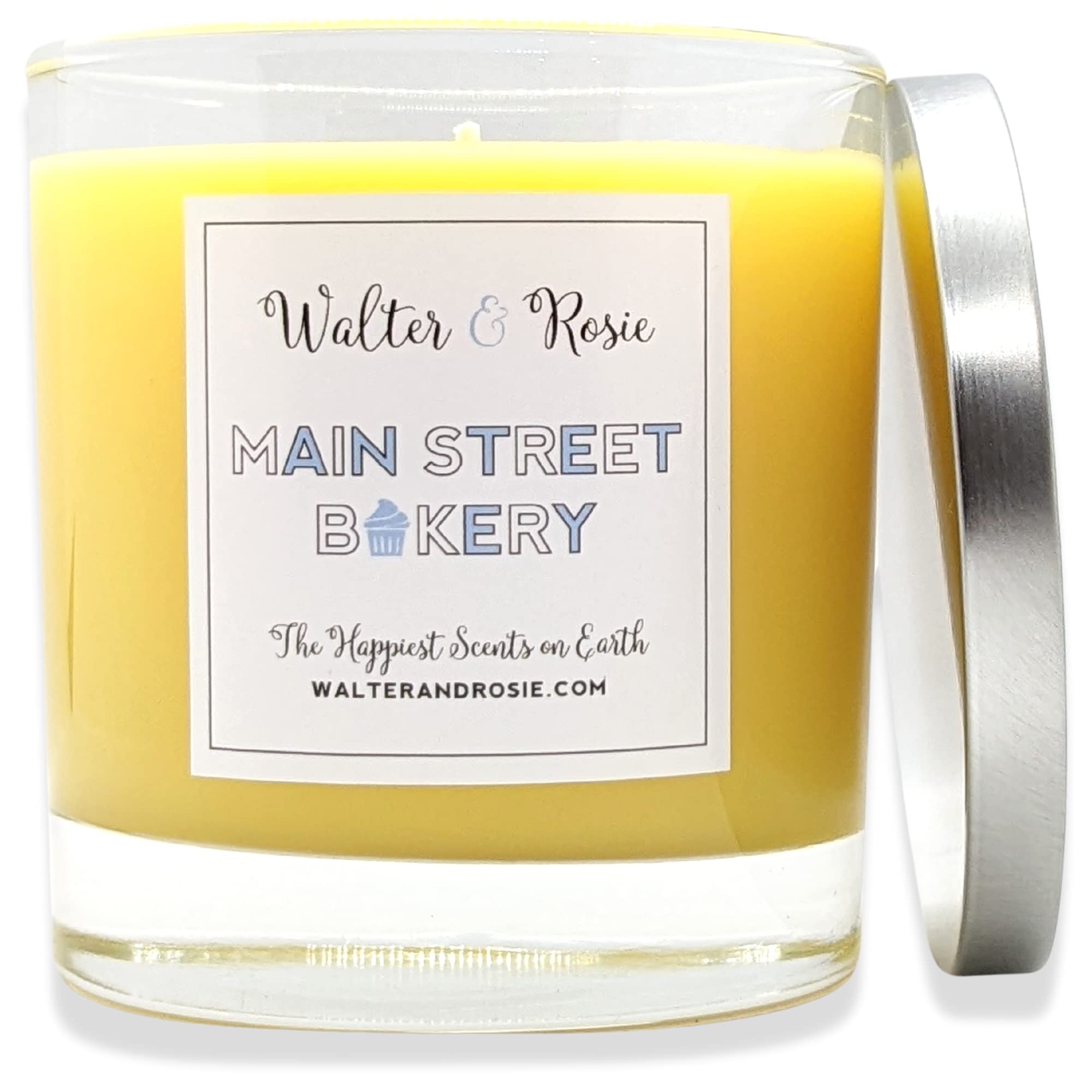 Walter & Rosie close-up of creamy soy wax texture highlighting smooth burn