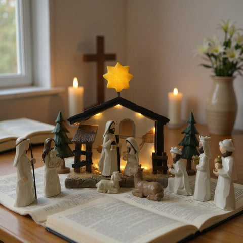 WANCHIY three wisemen grouped display illustrating elegant silhouettes and gifting appeal