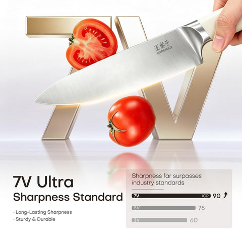 WANGMAZI ergonomic triple-rivet handle detail offering balanced comfortable grip