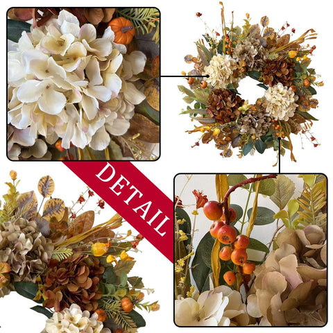 WANNA-CUL mantel styled wreath creating cozy seasonal focal point