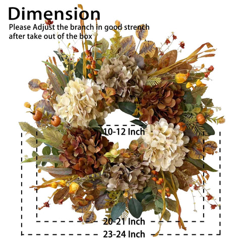 WANNA-CUL mini pumpkin accents adding harvest charm to wreath