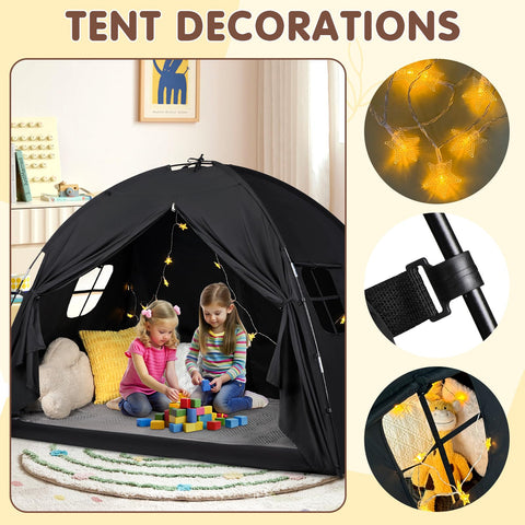WANRU assembling tent with fiberglass poles for fast easy setup
