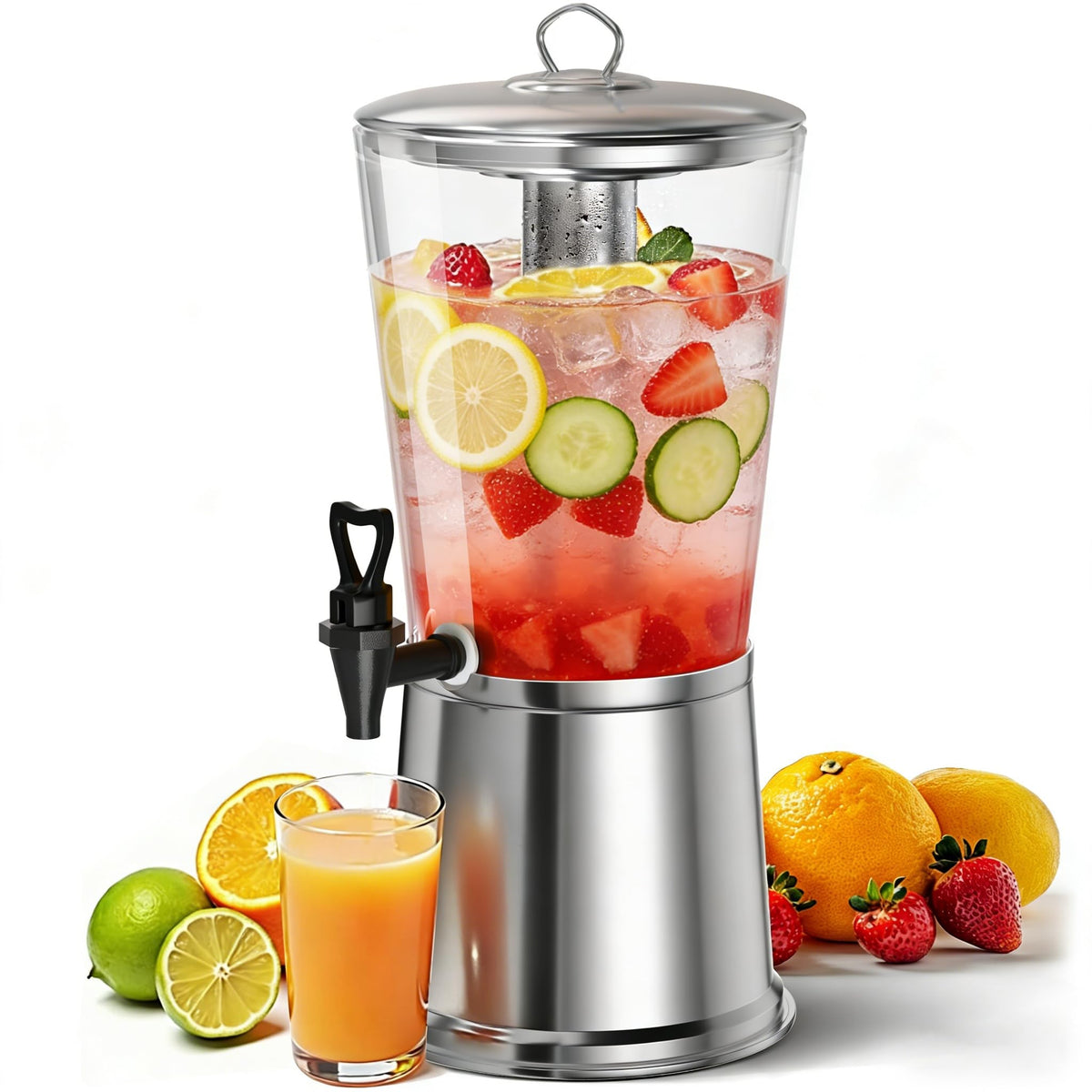 WantJoin front view with stand shows elegant serving and easy access