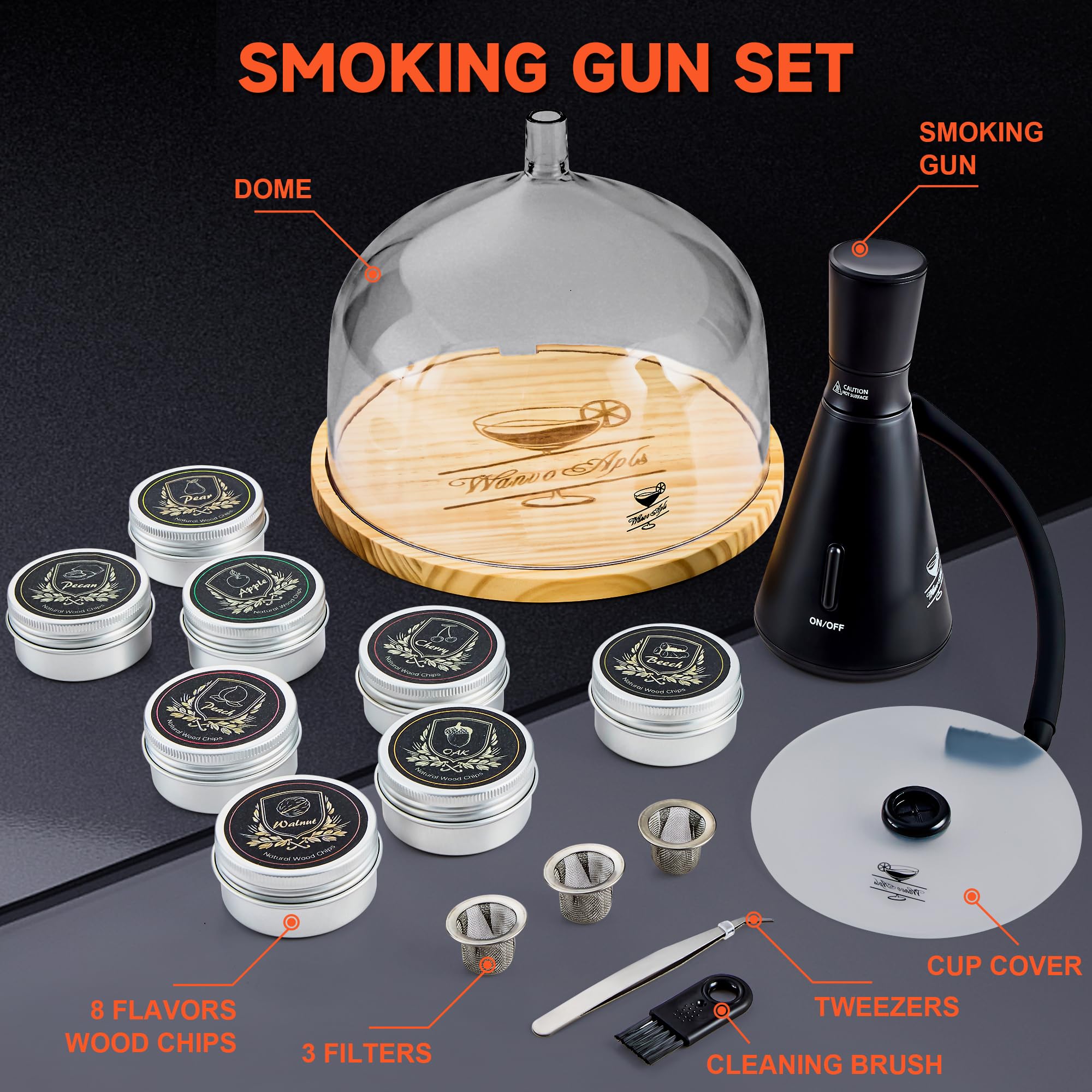 Wanvoapls close-up of smoke nozzle and ergonomic handle for precise control