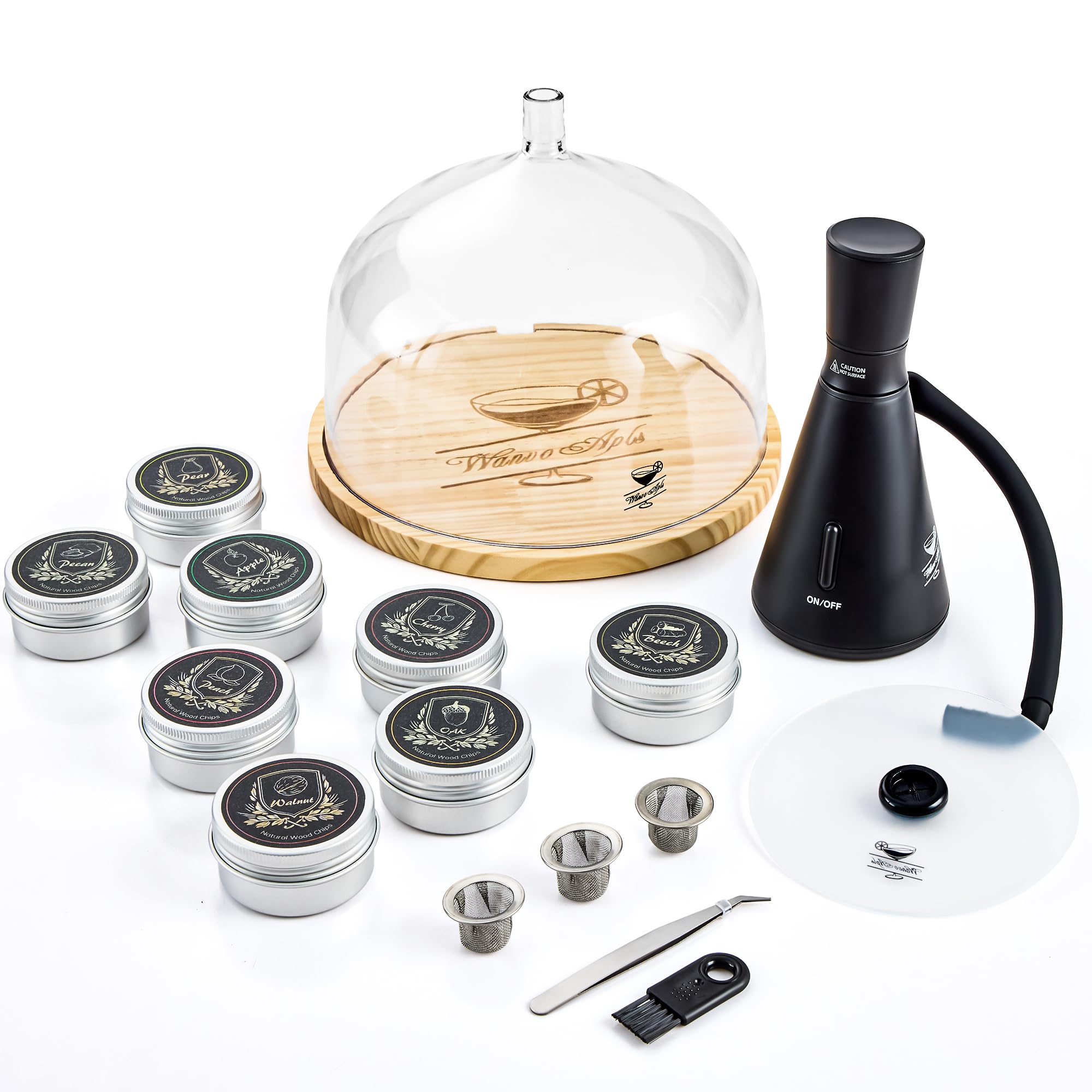 Wanvoapls smoker gun front view showing sleek design and easy handling benefit
