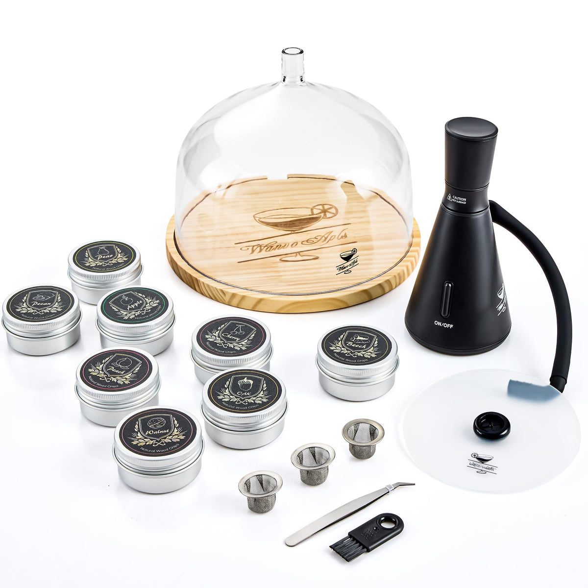 Wanvoapls smoker gun front view showing sleek design and easy handling benefit