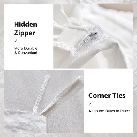 WARMDERN envelope pillowcase showing flat finish and comfortable sleep surface benefit