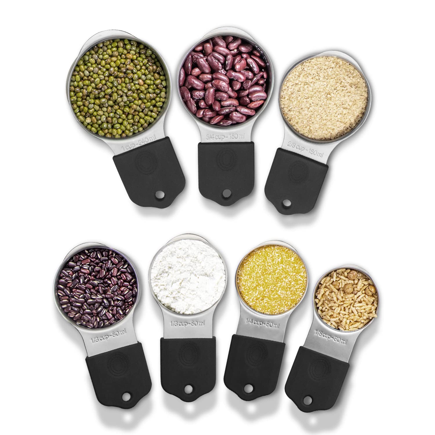 WARMHEART set arranged on kitchen counter in use to display stylish color-coded handles and everyday functionality