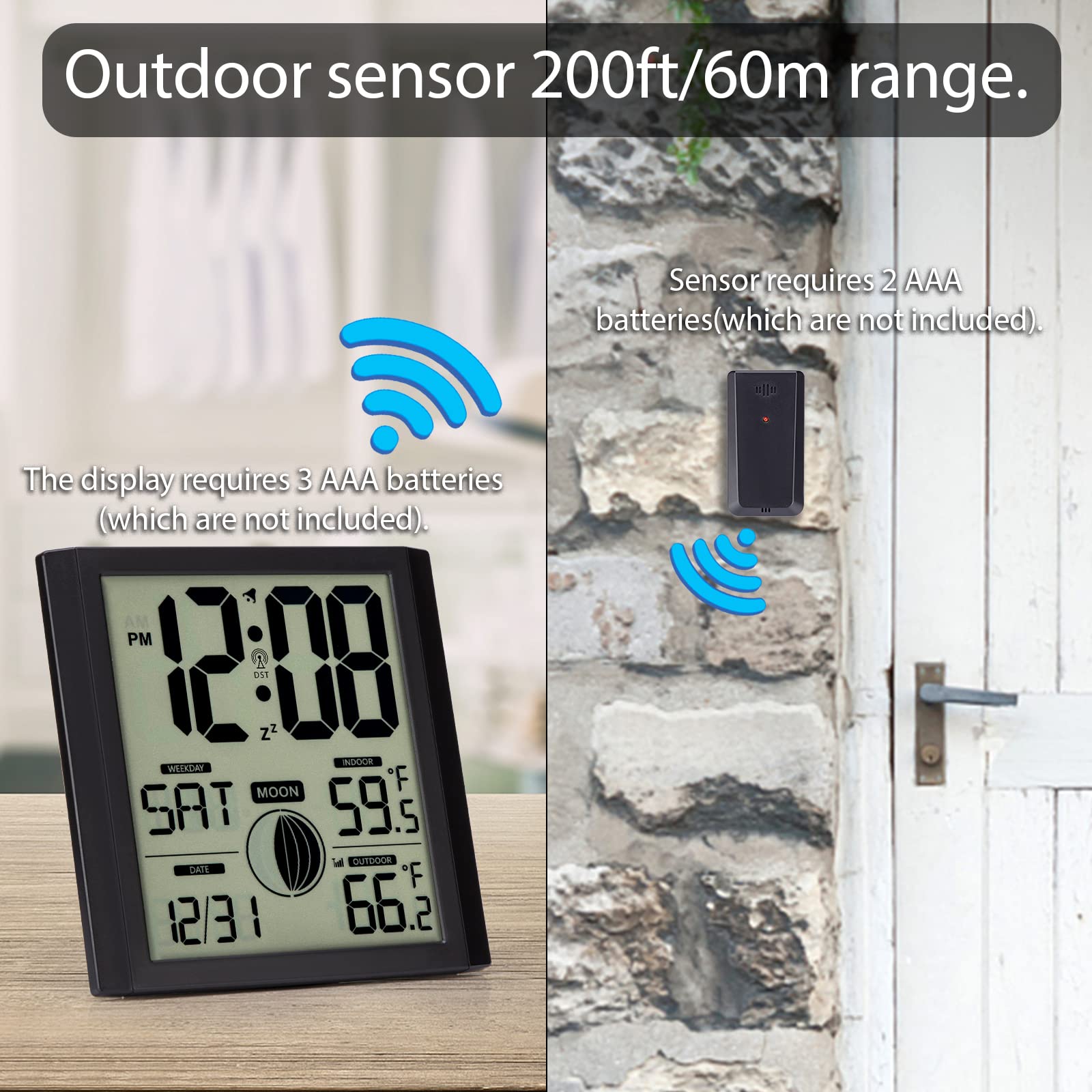 Warminn on kitchen counter providing quick time and temperature glance benefit