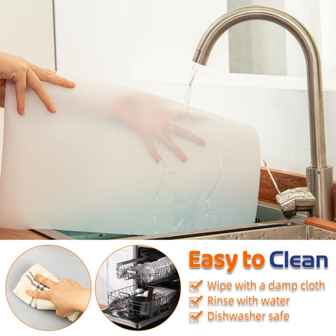 Warome mat on countertop with dough showing prep use benefit: protects surfaces
