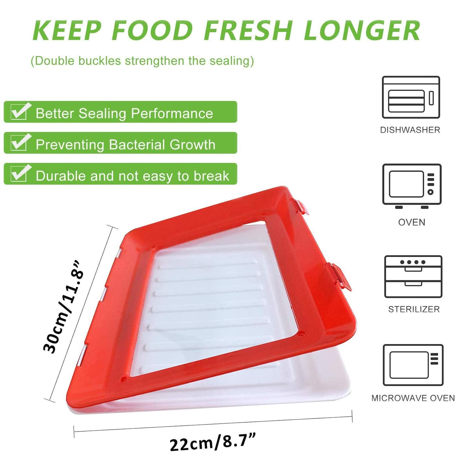 Waroomss stacked trays in fridge saving space and organizing meals