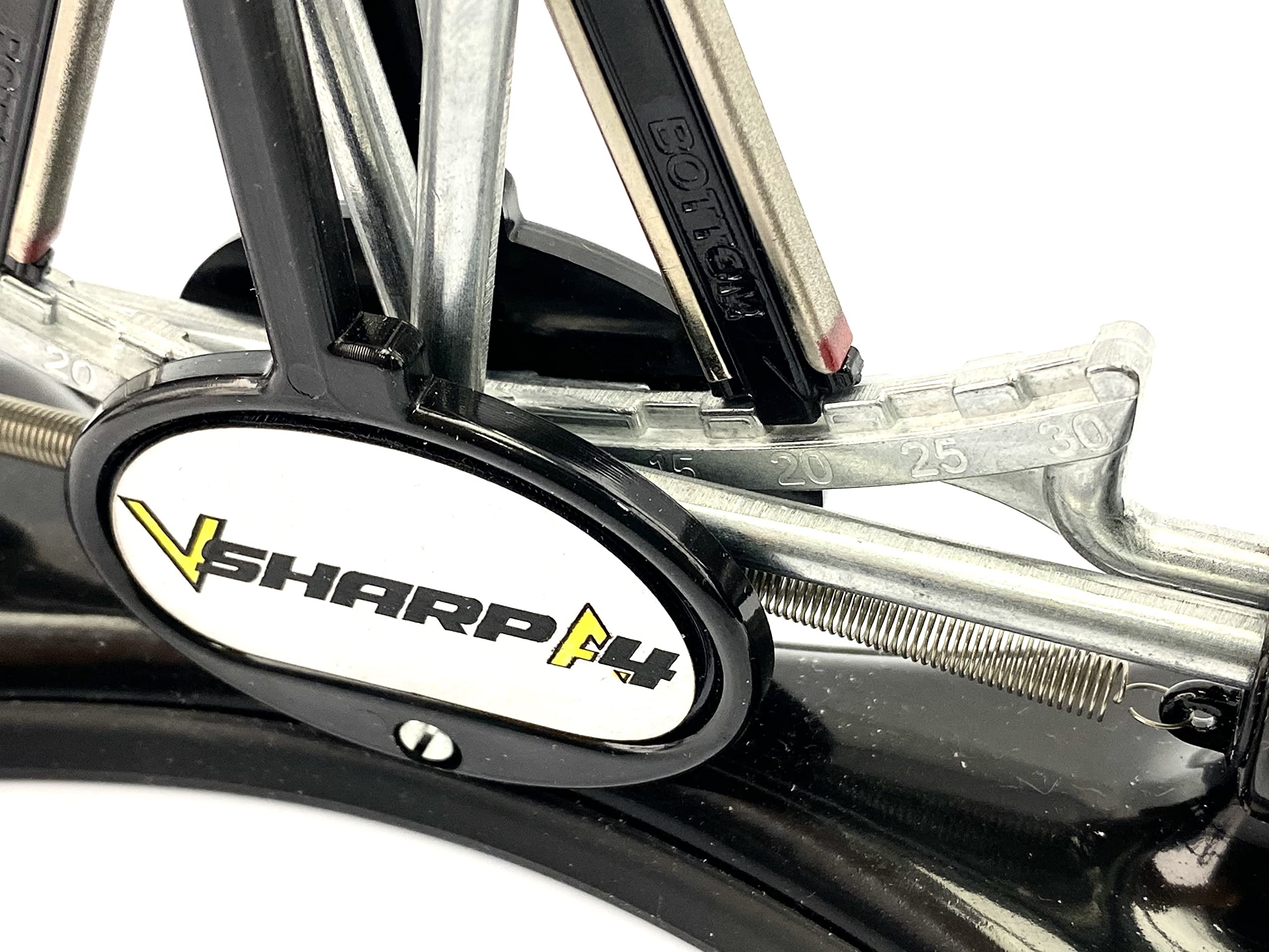 Warthog angle selector detail showing 15°,20°,25°,30° settings for versatility