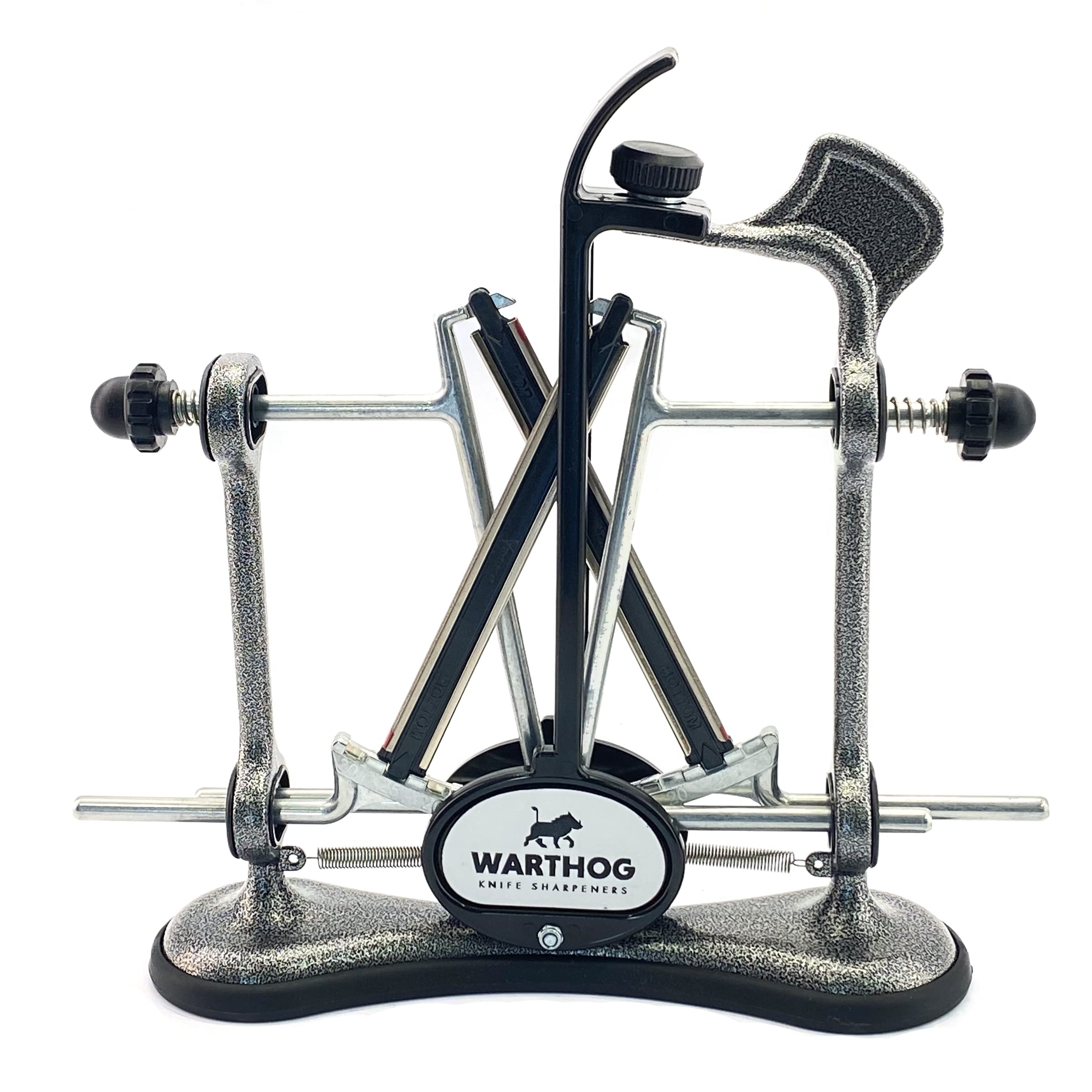 Warthog V-Sharp A4 front view showing metal frame and stable base for reliable sharpening