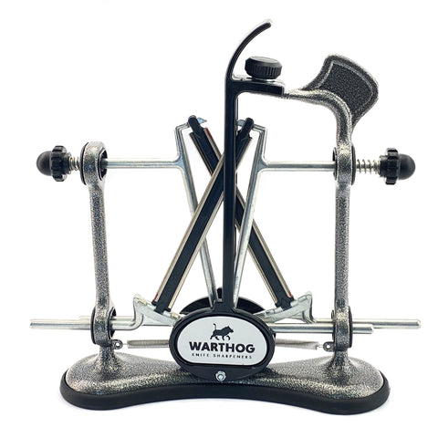 Warthog V-Sharp A4 front view showing metal frame and stable base for reliable sharpening