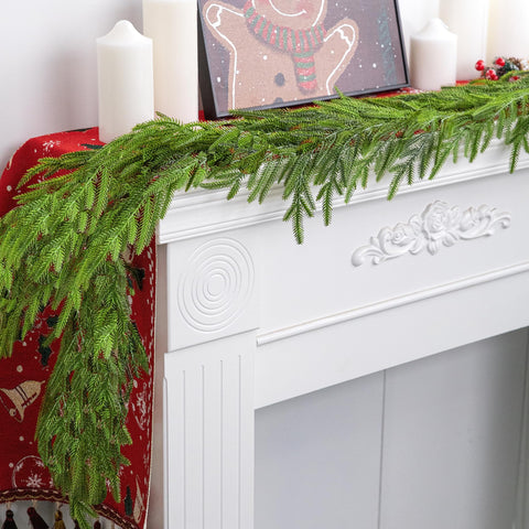 Watayo garland cut and assembled into wreath providing DIY versatility and consistent fullness
