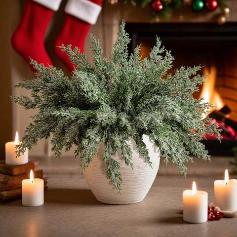 Watayo sprigs woven into wreath demonstrating DIY versatility and fullness
