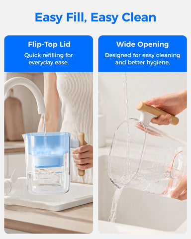 Waterdrop PT-04B on kitchen counter styled for everyday household use