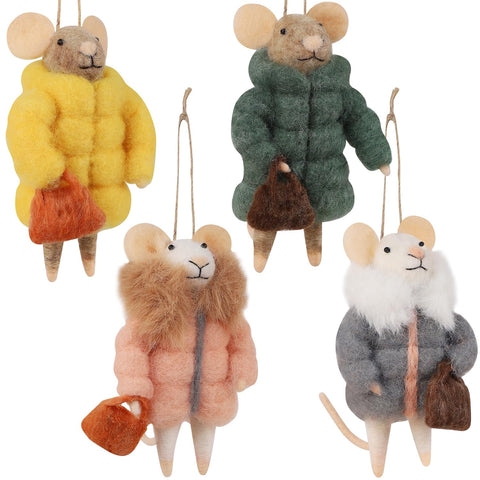 Watereem mice arranged as a centerpiece adding playful charm to a party table