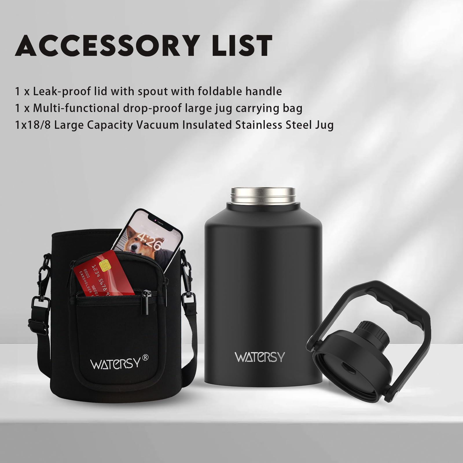 WATERSY rubber pad base picture showing non-slip protection and durability