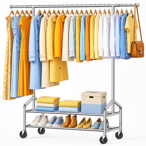 WATIOWL front view of full rack showing strong capacity and storage