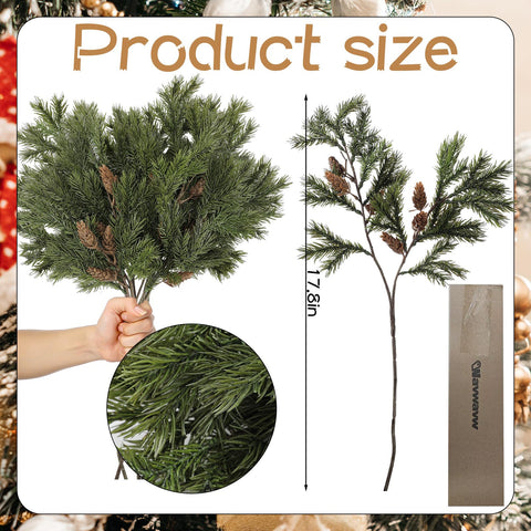 Wavwavw detailed branch tip with pine cone imitation for lifelike accents