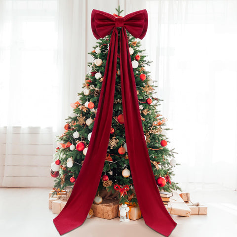 Wavwavw front view showing bold wine red bow and event-ready presence