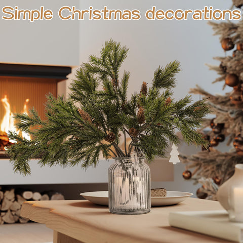 Wavwavw outdoor porch garland using stems resistant to weather