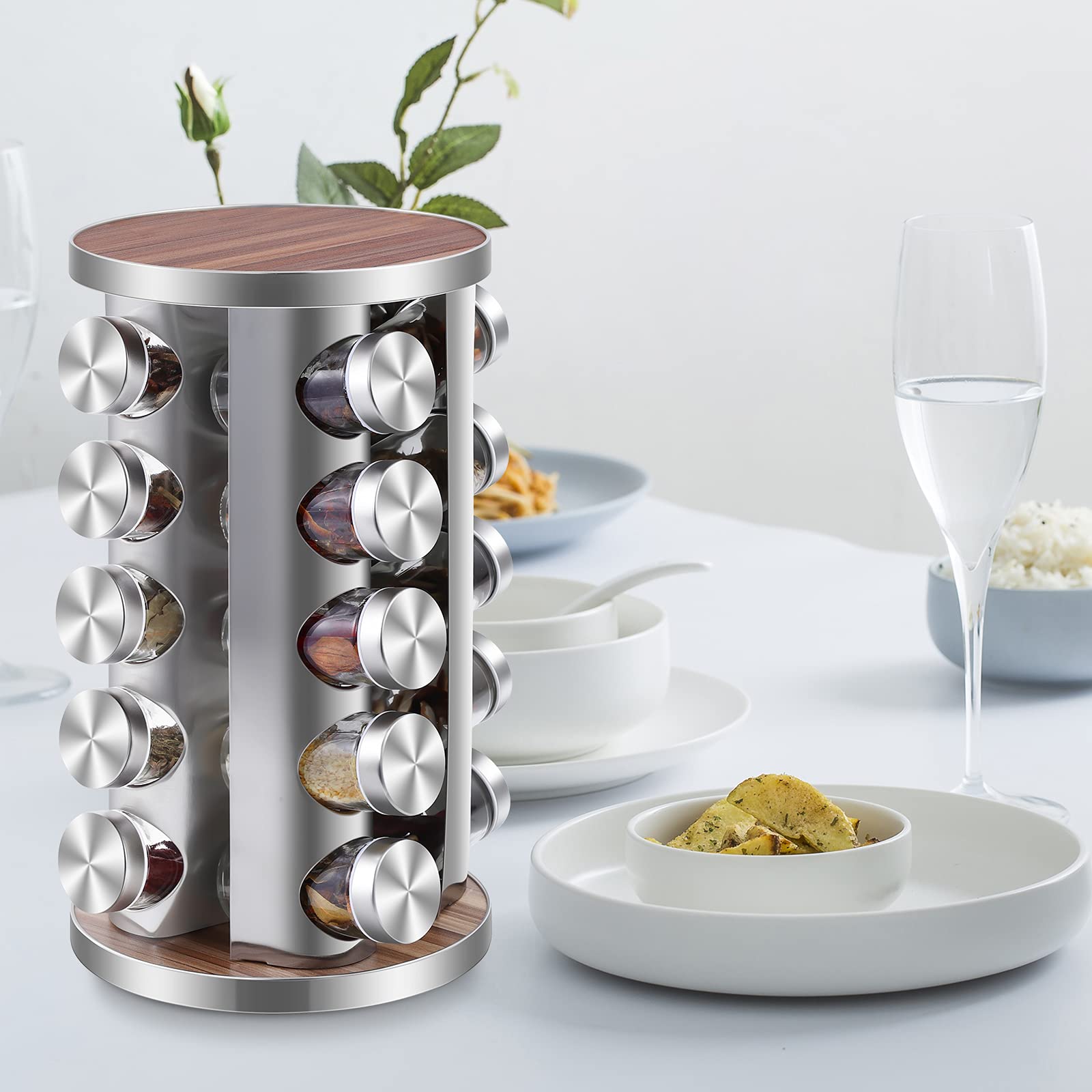 WAYDA scale comparison next to utensils showing compact footprint