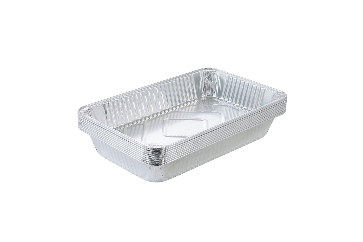 Waytiffer full-size pack front view showing ten pans for easy event prep