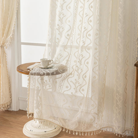 WAZZIO in styled bedroom adding vintage charm and calming neutral tone