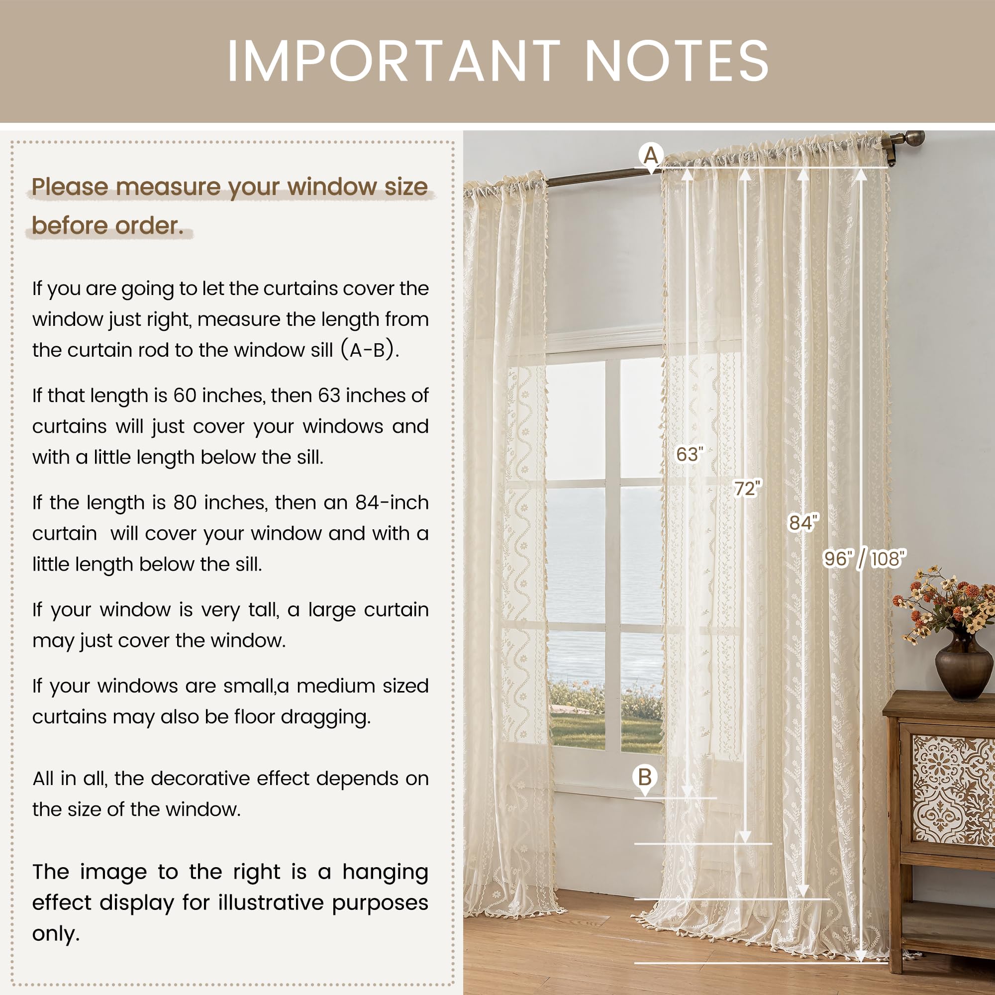 WAZZIO curtain filtering natural light to create warm, energy-saving brightness