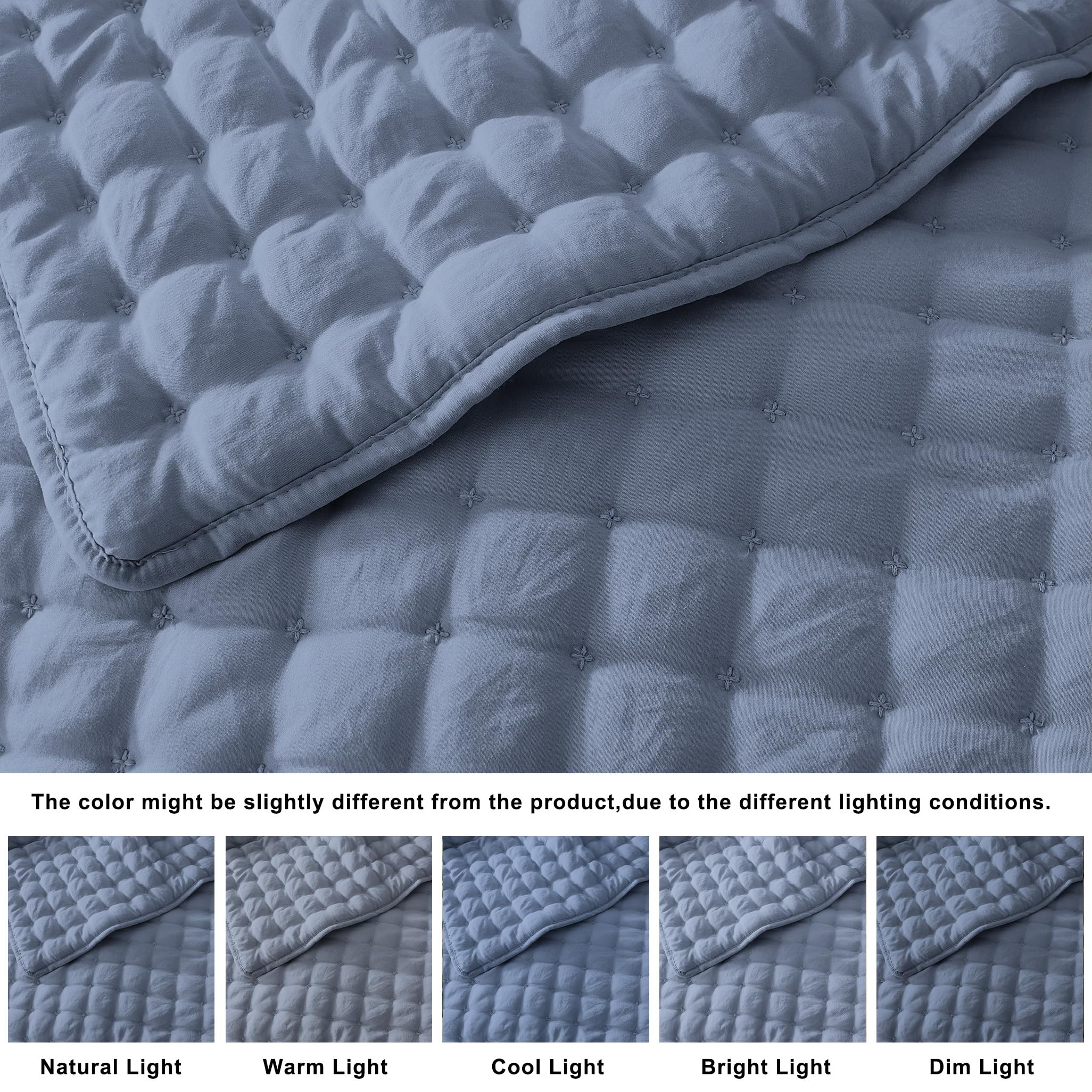 WDCOZY quilt styled on a bedroom bed to show real-room appeal