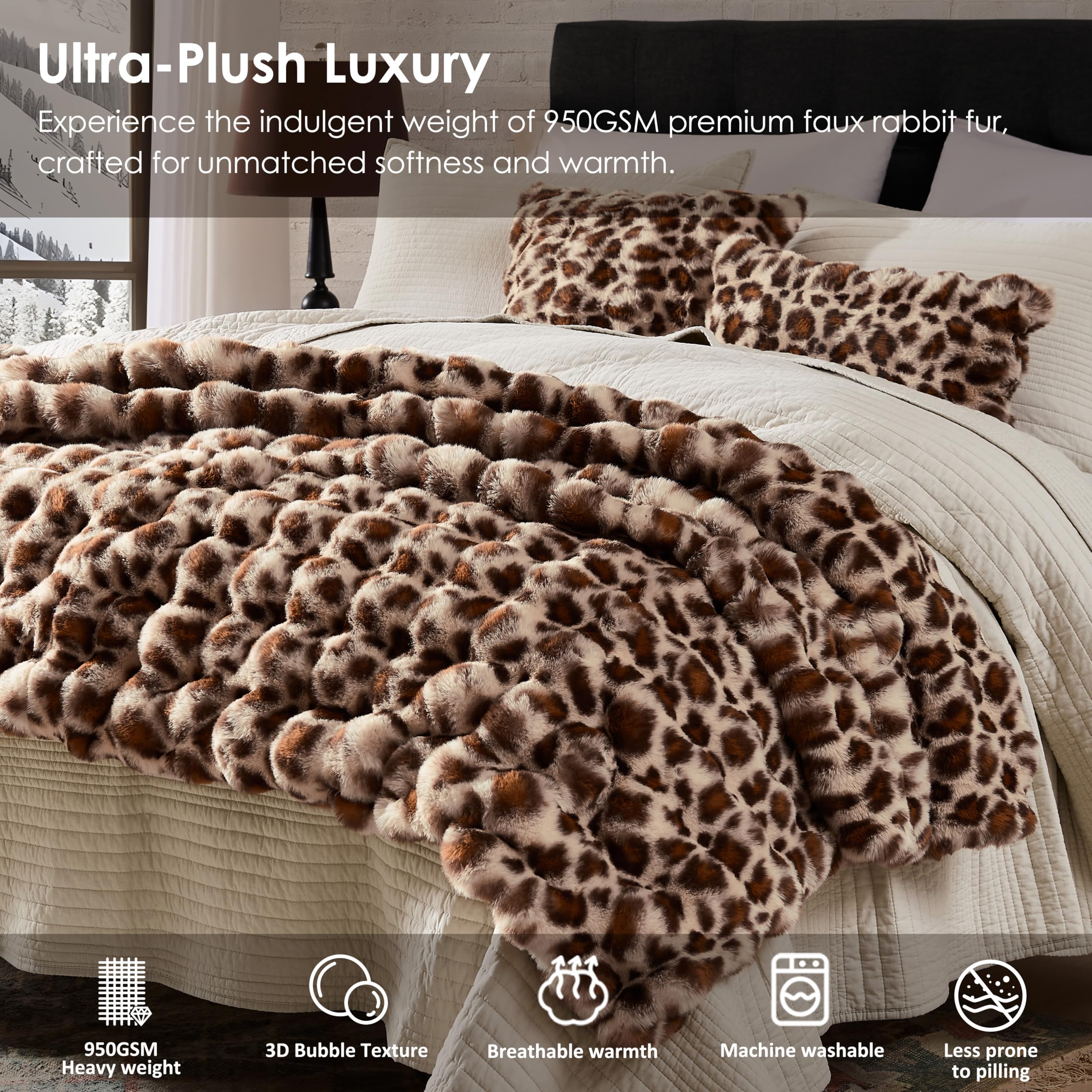 WDCOZY blanket draped over sofa offering cozy decor and immediate warmth