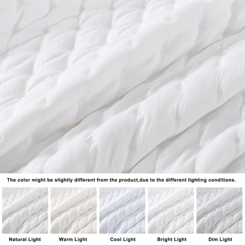 WDCOZY close-up of quilt edge and white-stitching highlighting durable seam and neat tailoring
