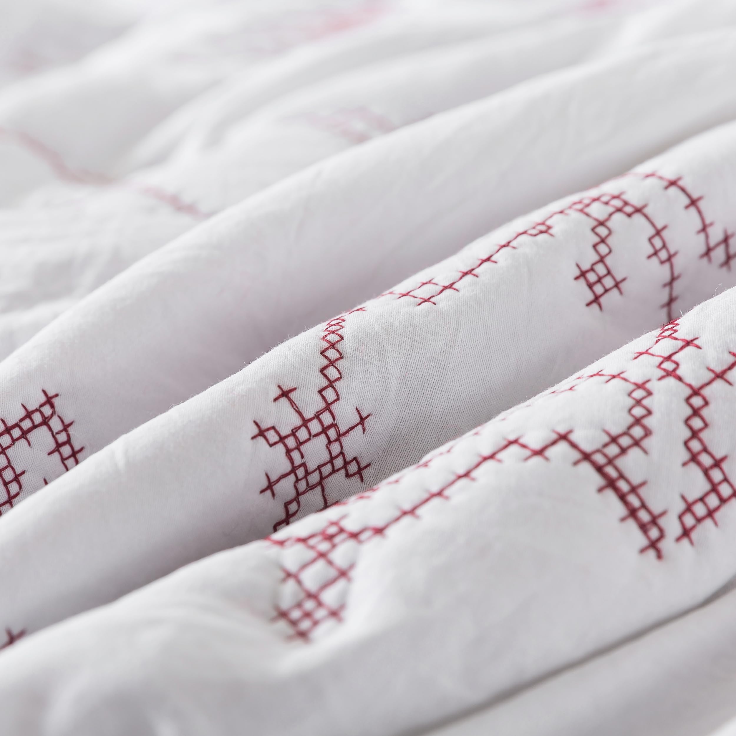 WDCOZY edge stitching close-up showing quality seams and long-lasting build