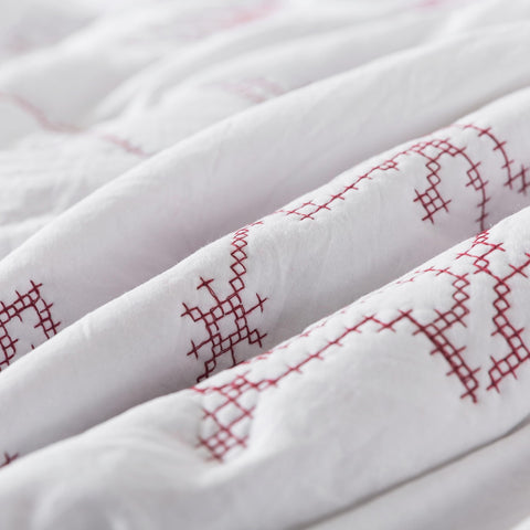 WDCOZY edge stitching close-up showing quality seams and long-lasting build