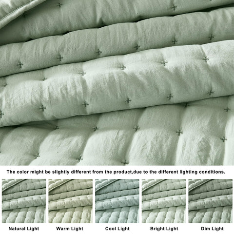 WDCOZY mist sage close-up showing soft color and easy matching
