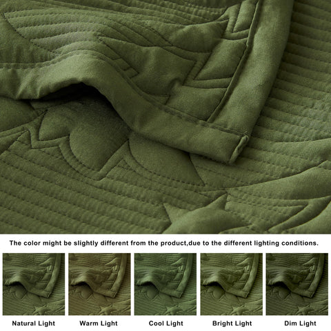 WDCOZY quilt beside measuring tape showing 118x106 inch scale and generous drape