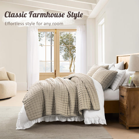 WDCOZY pillow sham close detail, emphasizes matching design and supportive shape