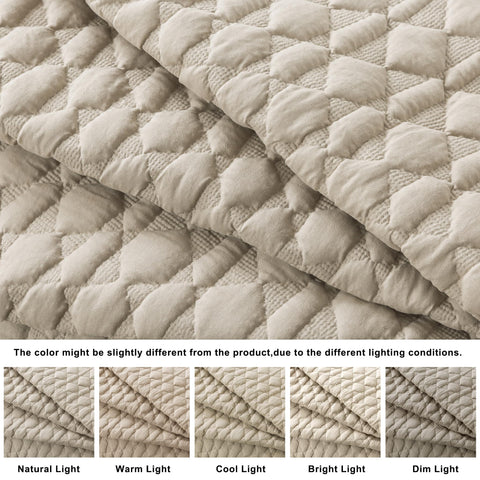 WDCOZY pillow shams detail showing matching pattern and finishing