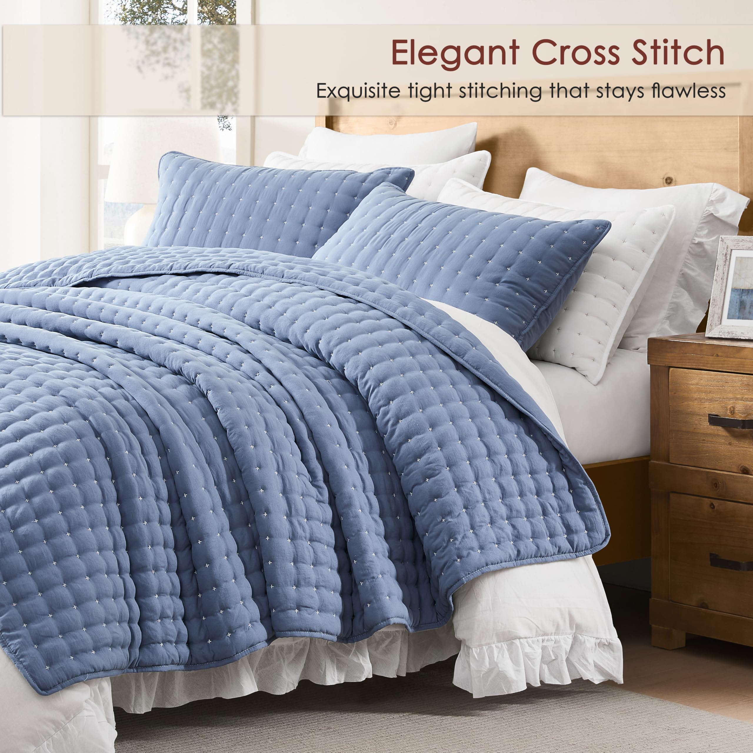 WDCOZY stitching detail highlighting quilt construction and durability