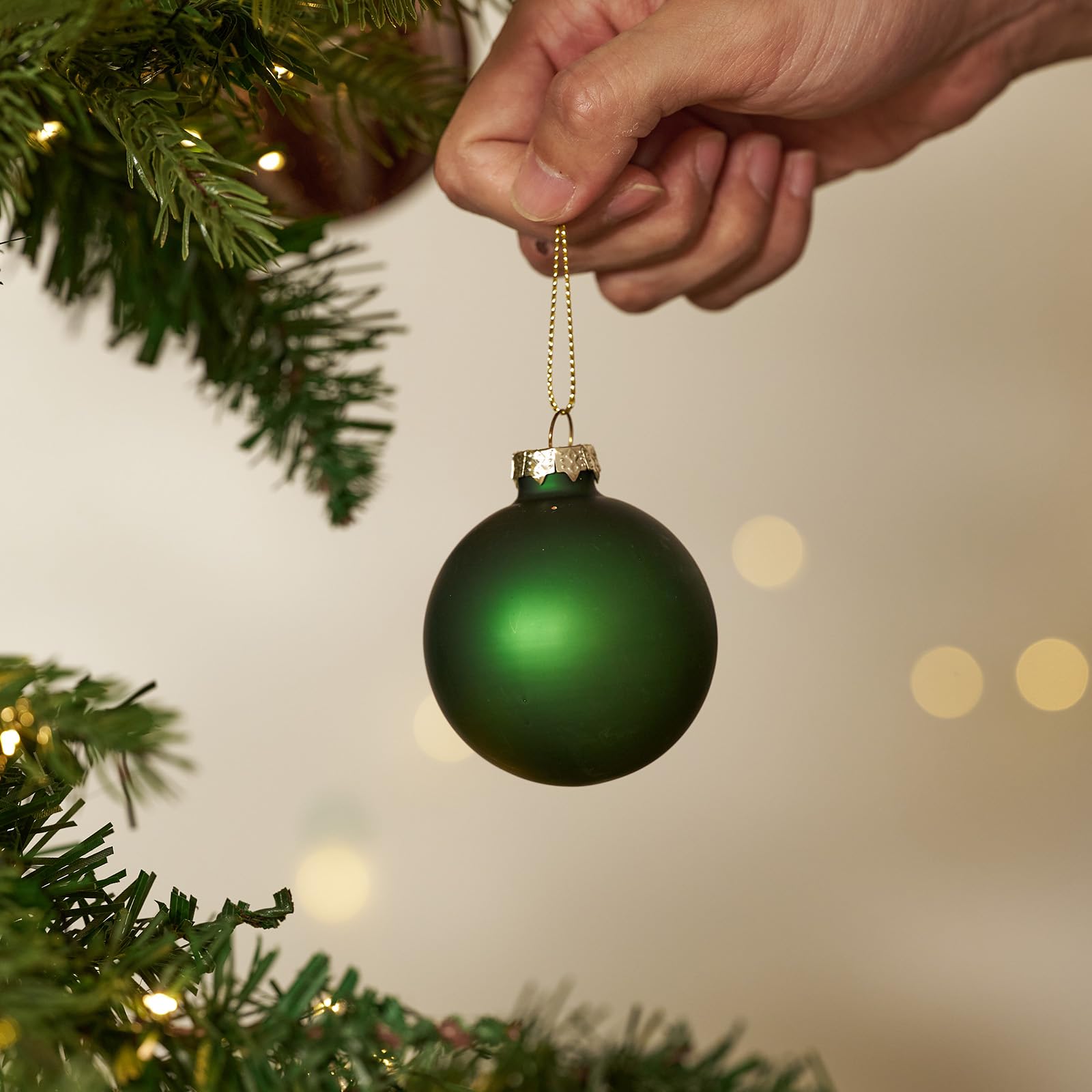 WDS WONDROUS ornaments arranged in a bowl as a centerpiece for instant holiday decor