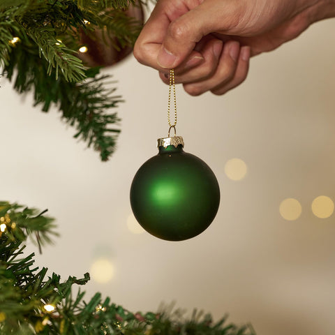 WDS WONDROUS ornaments arranged in a bowl as a centerpiece for instant holiday decor