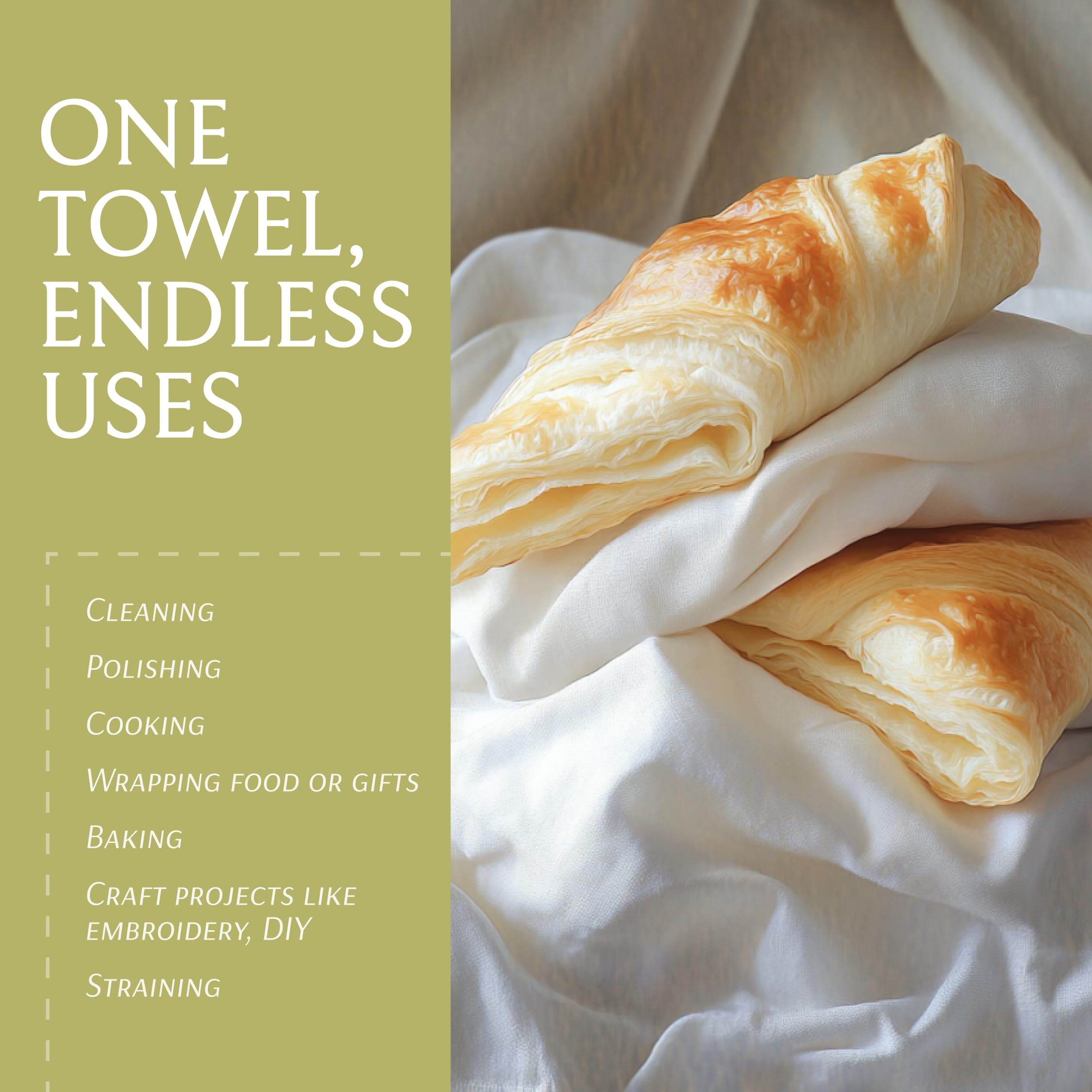 Wealuxe towel used as crafting surface for embroidery and projects