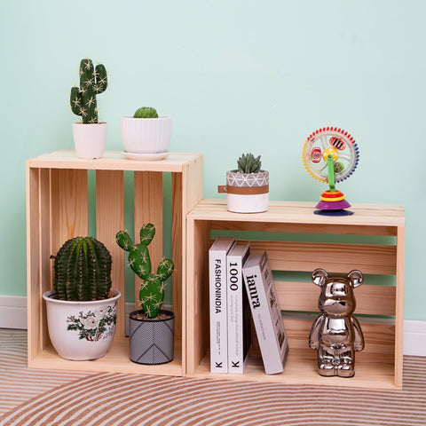 WEASATRY crate holding vinyl records to show capacity and organized storage benefit