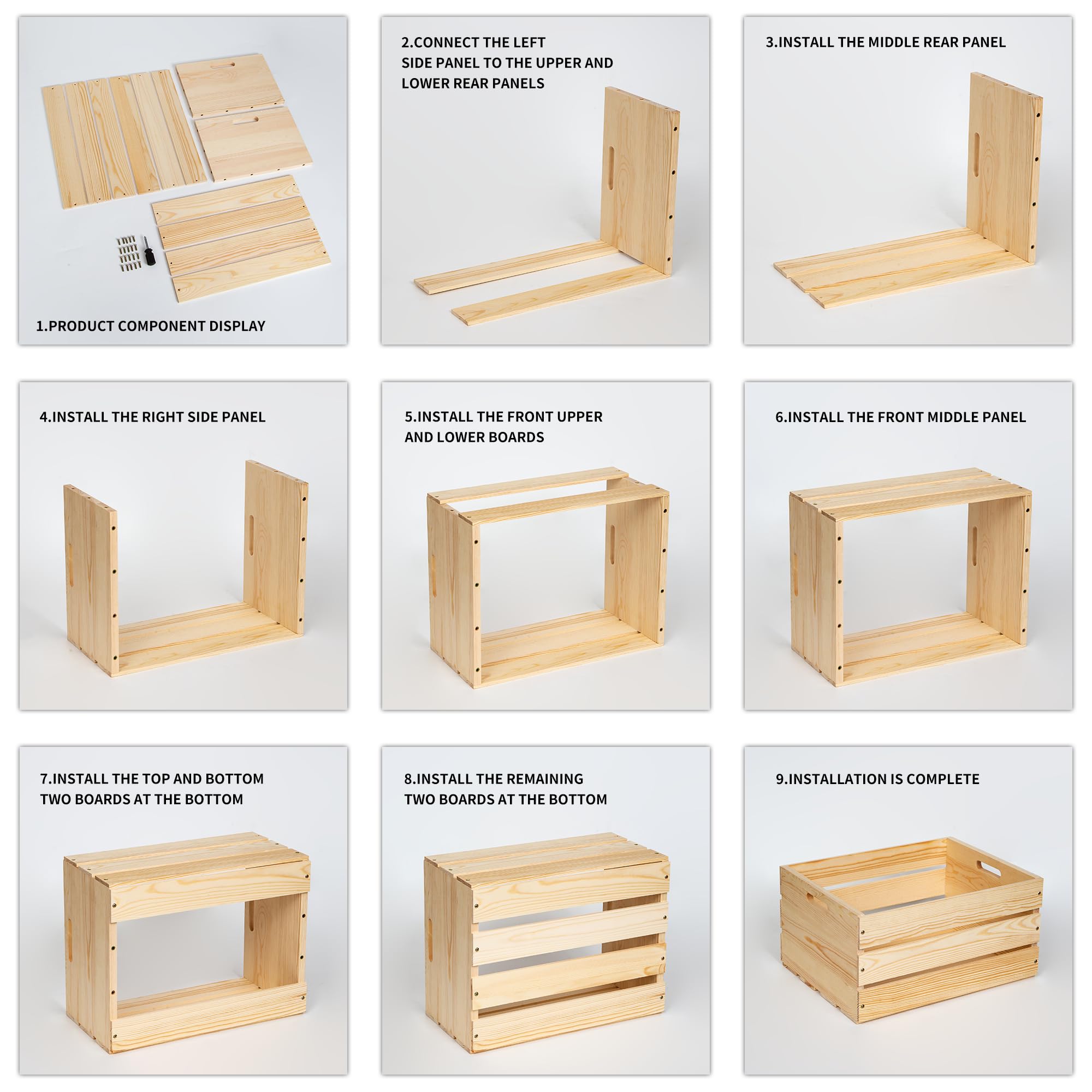 WEASATRY two stacked crates used for organization demonstrating modular storage benefit